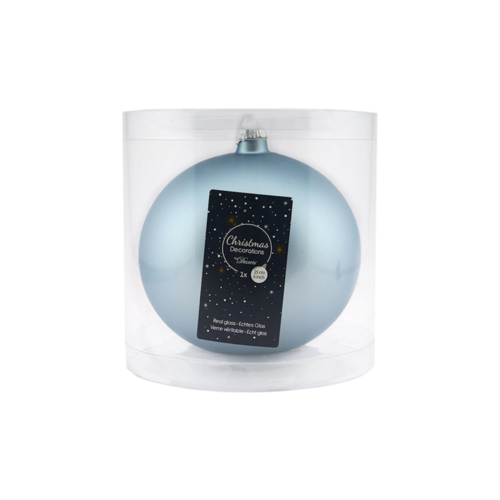 Matt Glass Bauble (15cm)