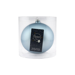 Matt Glass Bauble (15cm)