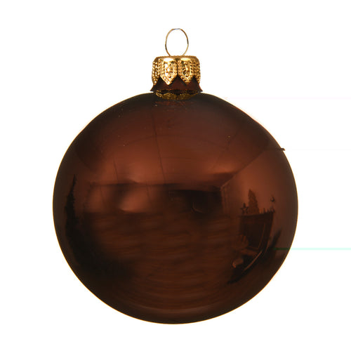 Rosewood Glass Bauble (15cm)