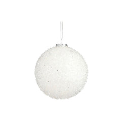 Unbreakable White Bauble (8cm)