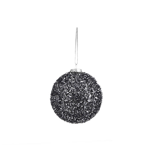 Unbreakable Anthracite Bauble (8cm)
