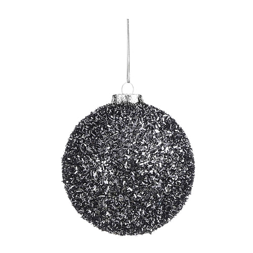 Unbreakable Anthracite Bauble (10cm)