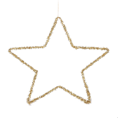 Gold Hanging Star (40cm)