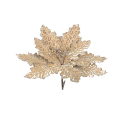 Champagne Poinsettia Clip (5cm)