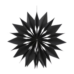 Black Hanging Snowflake (60cm)
