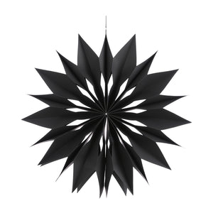 Black Hanging Snowflake (60cm)
