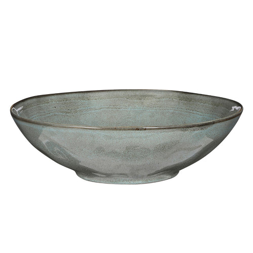 Tabo dish green h9xd30.5cm
