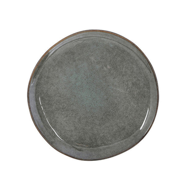 Tabo breakfast plate green d20.5cm Pack of 6