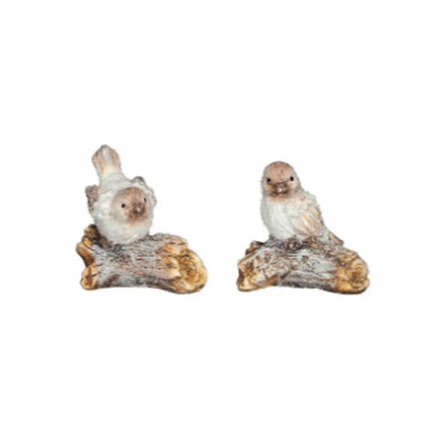 White Brown Bird (8cm)