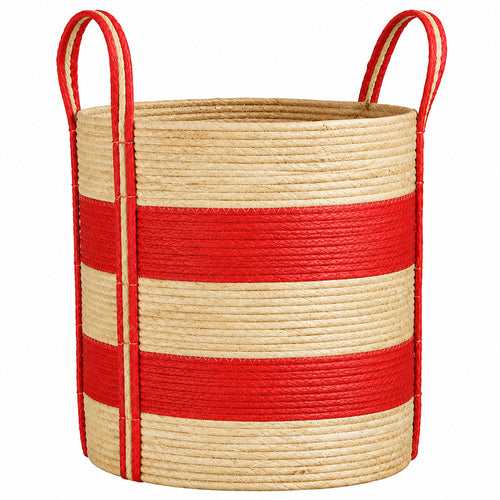 Brooklyn basket red - h42xd35cm