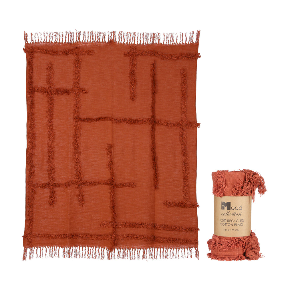 Rust Filip Throw (180 cm)