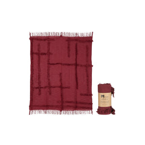 Filip throw brown l180xw130cm