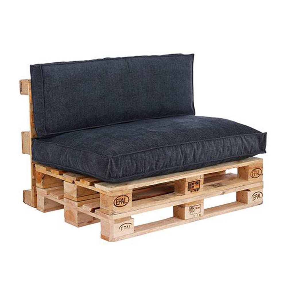 Dark Blue Ibiza Pallet Cushion Set 2pcs (120 cm)