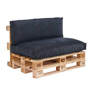 Dark Blue Ibiza Pallet Cushion Set 2pcs (120 cm)