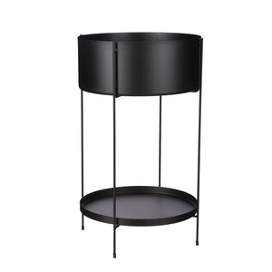 Nicole Black Pot On Stand (60.5 cm)