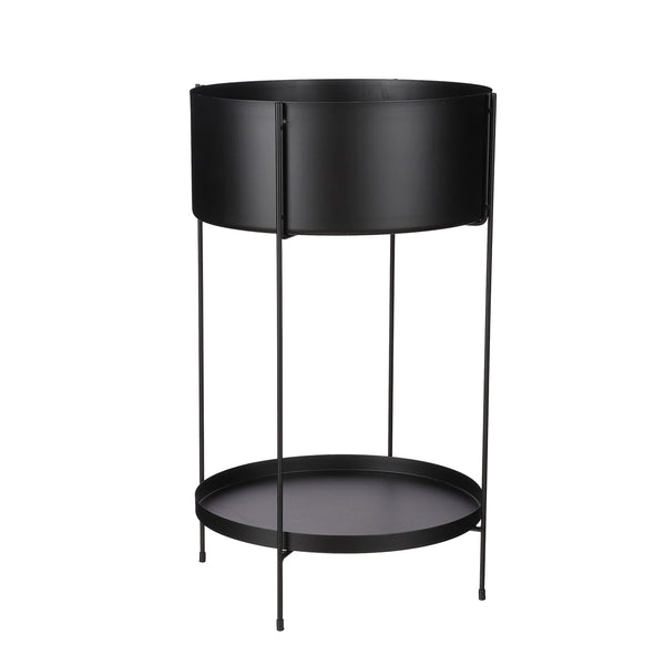 Nicole Black Pot On Stand (60.5 cm)