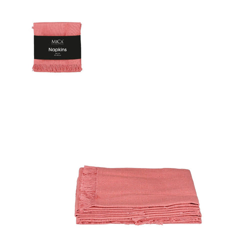 Villia Salmon Cloth Napkins