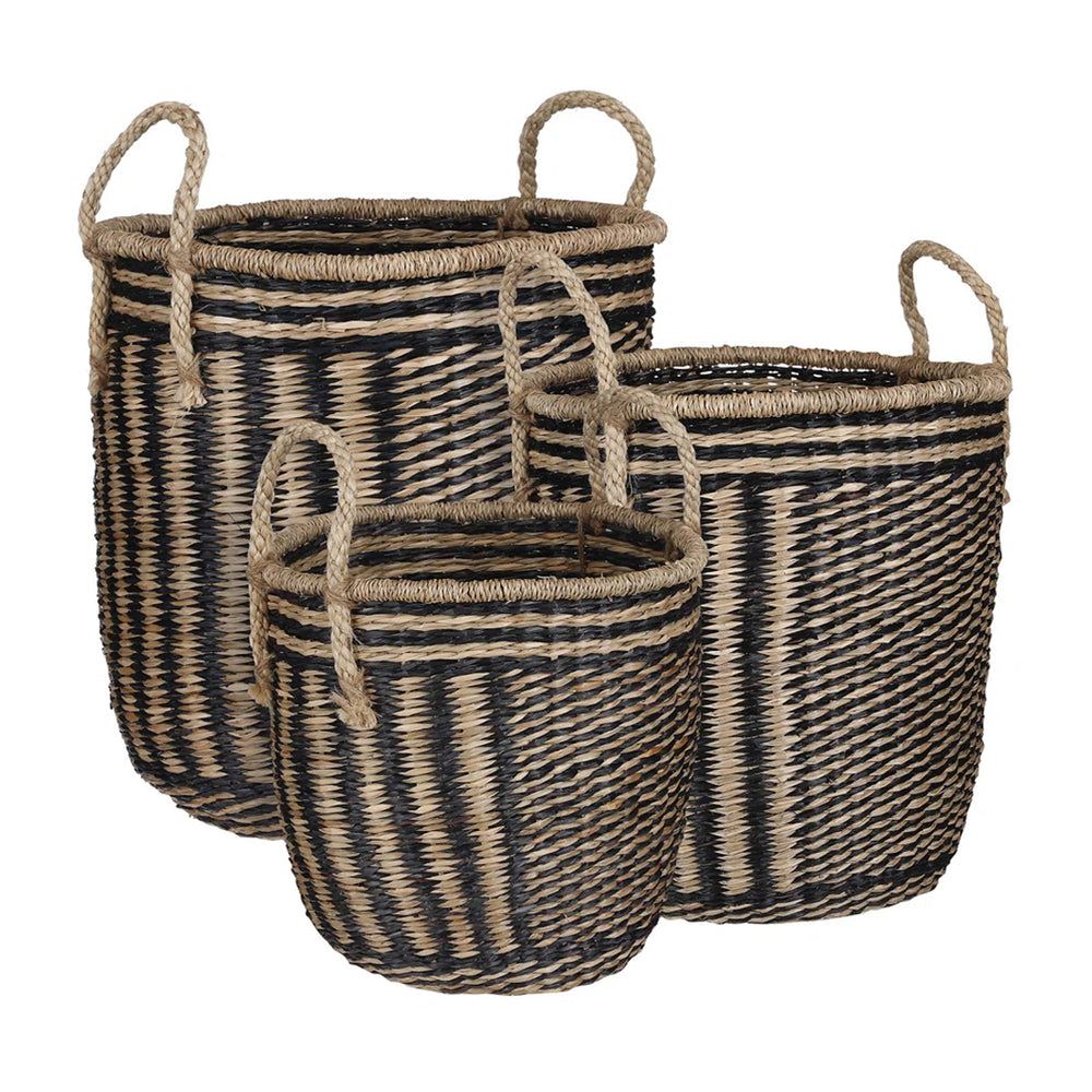 Black Round Basket (44 cm)