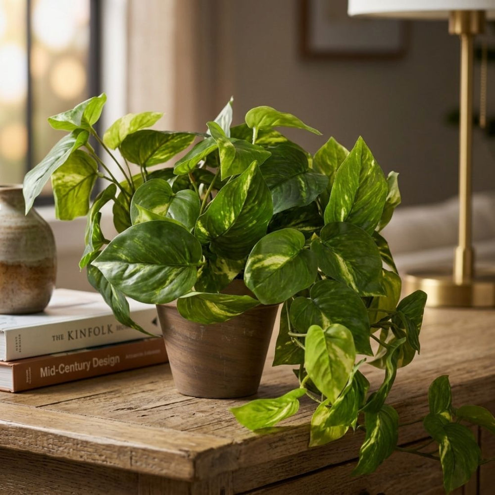 Artificial Green Pothos in Standard Pot (44 cm)