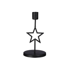 Black Star Candle Holder (17 cm)