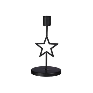 Black Star Candle Holder (17 cm)