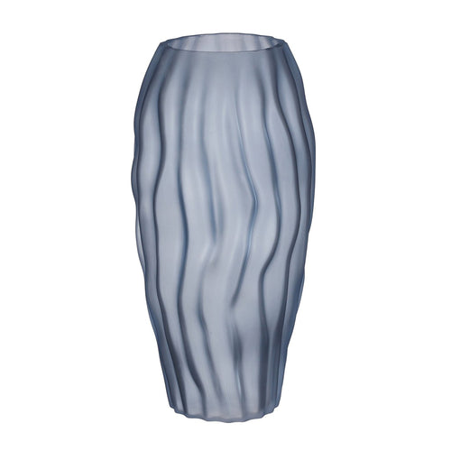 Blue Feline Glass Vase (27 cm)
