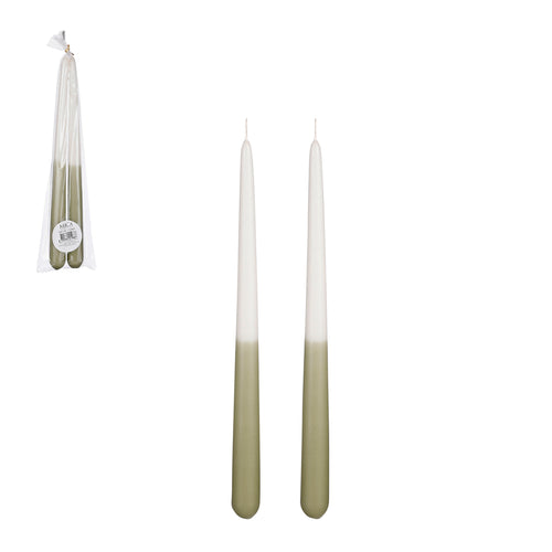 Green Candle 2pcs (30 cm)