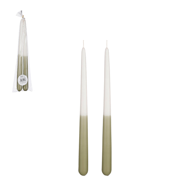 Green Candle 2pcs (30 cm)