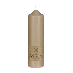 Beige Stearin Candle (25 cm)