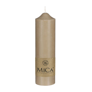 Beige Stearin Candle (25 cm)
