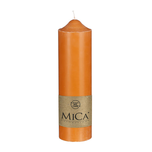 Orange Stearin Candle (25 cm)
