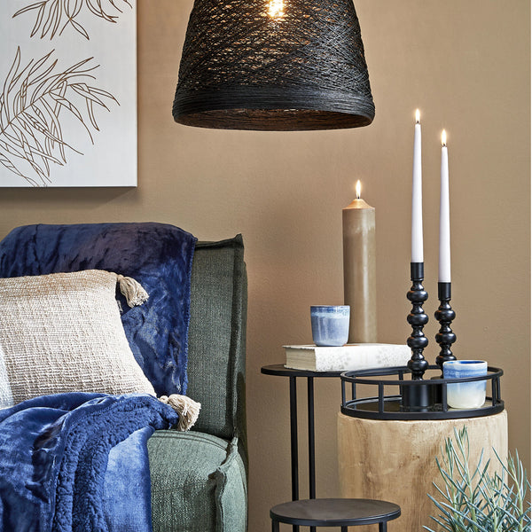 Beige Stearin Candle (30 cm)