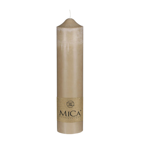 Beige Stearin Candle (30 cm)
