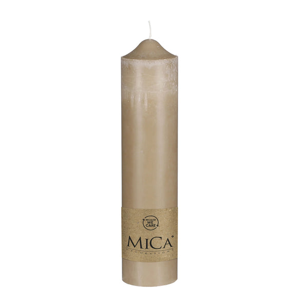 Beige Stearin Candle (30 cm)