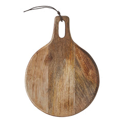 Duko chopping board round brown FSC 100% - l29xw22xh1cm