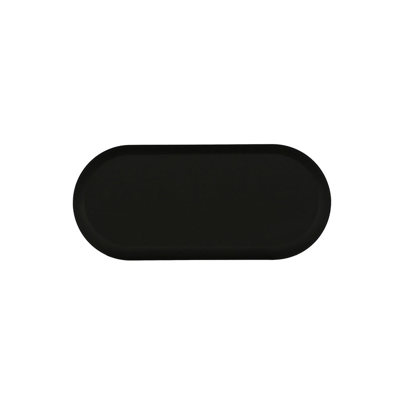 Rama decoration tray black - l38xw17xh2cm