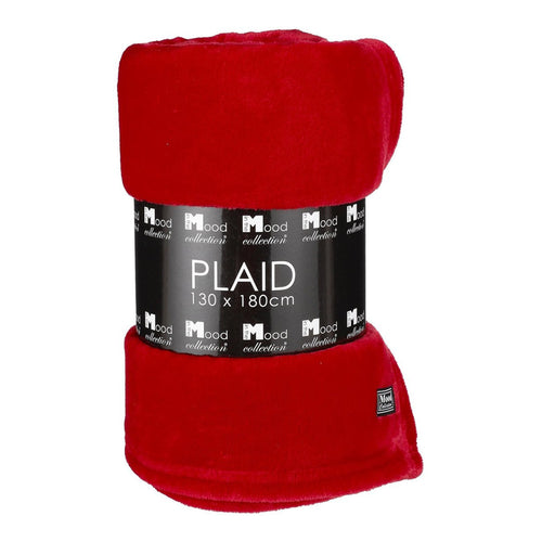 Red Famke Fleece Plaid (180 cm)