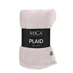 Famke fleece plaid beige - l180xw130cm