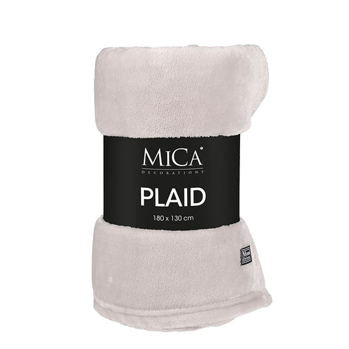 Famke fleece plaid beige - l180xw130cm