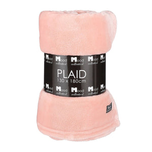 Famke fleece plaid peach - l180xw130cm
