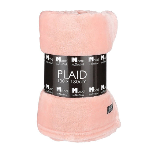 Famke fleece plaid peach - l180xw130cm