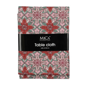 Red Flower Table Cloth (250 cm)