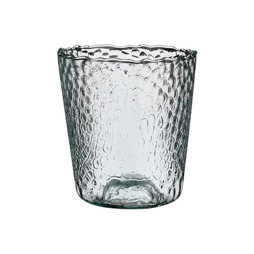 Orchid Glass Hammered Pot (15 cm)
