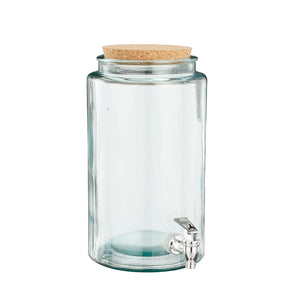 Glass Lemonade Dispenser with Tap (30 cm)