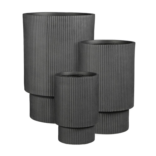 Quito Round Black Pot (55 cm)