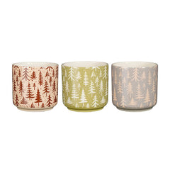 Pot round each at h12cm