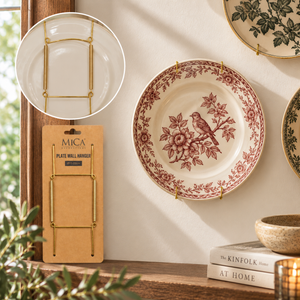 Gold Plate Hanger 19 x W7.5 x H1.5 cm