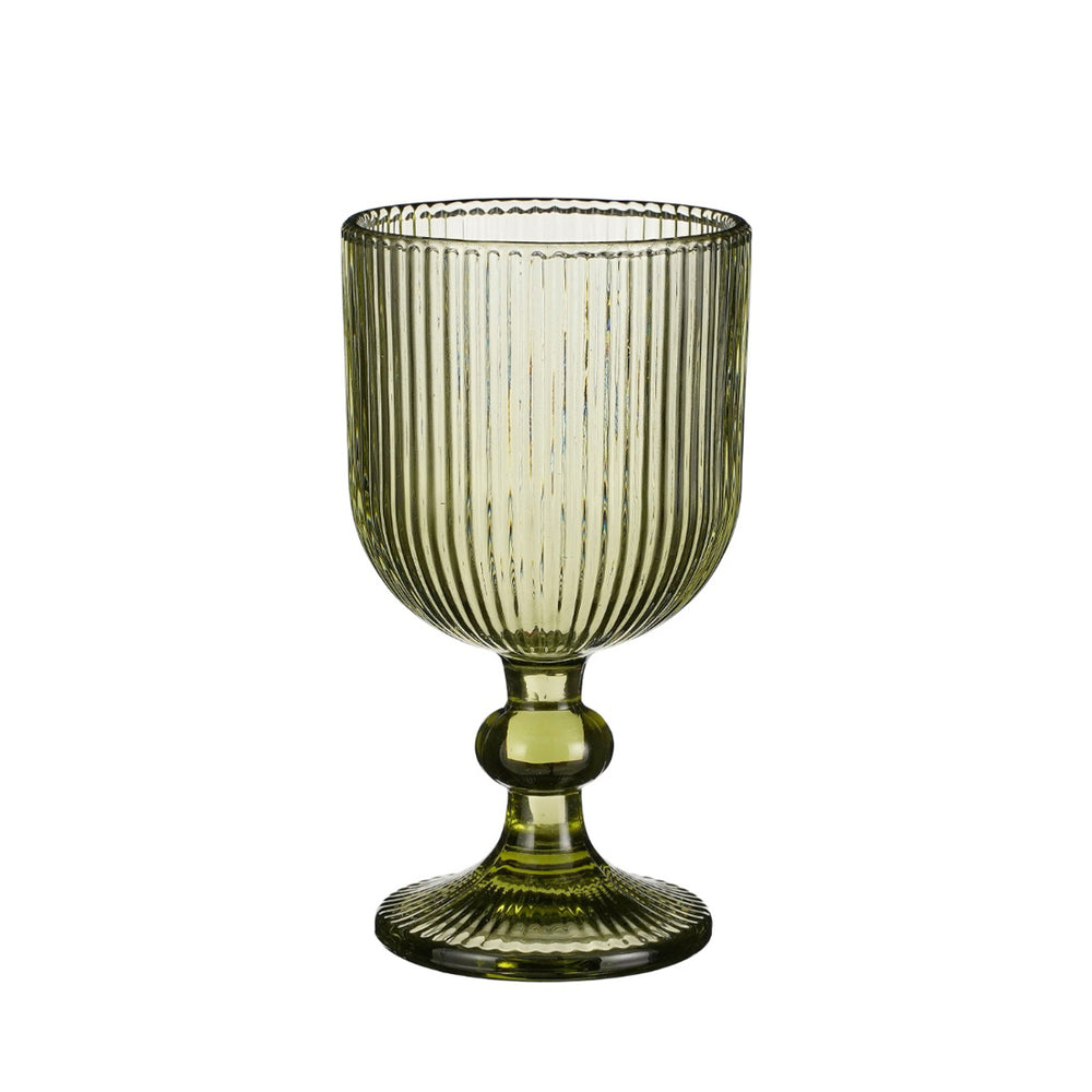 Green Merlot Wine Glass Pack Of 6 (14.5 cm)