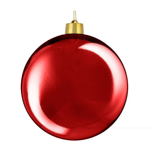 Unbreakable Shiny Red Bauble (30cm)
