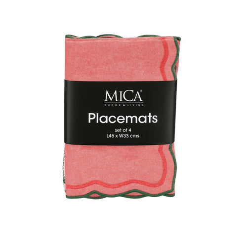 Red Color Placemat (48 cm)
